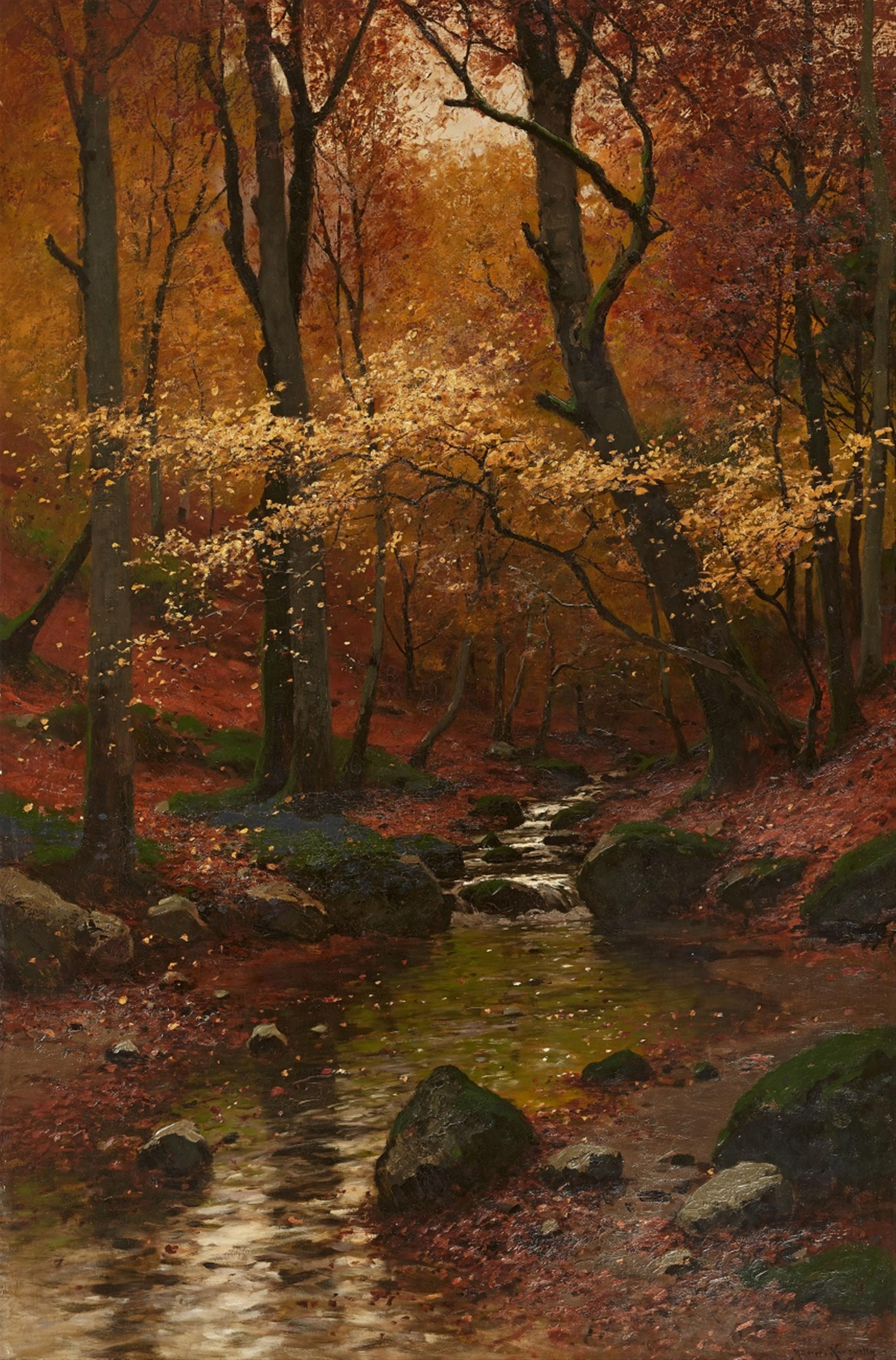 Konrad Alexander Müller-Kurzwelly - Fallende Blätter