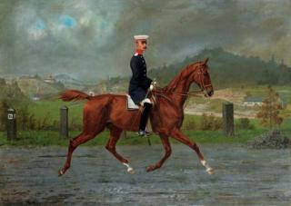 Konrad Freyberg - Friedrich Leopold, Prince of Prussia, on horseback