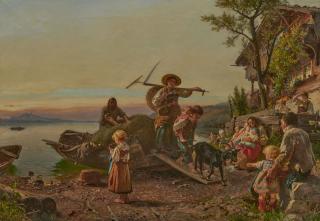 Konrad Grob - Am Abend (Am Thunersee), 1886