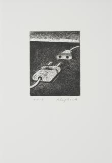 Konrad Klapheck - Begegnung.