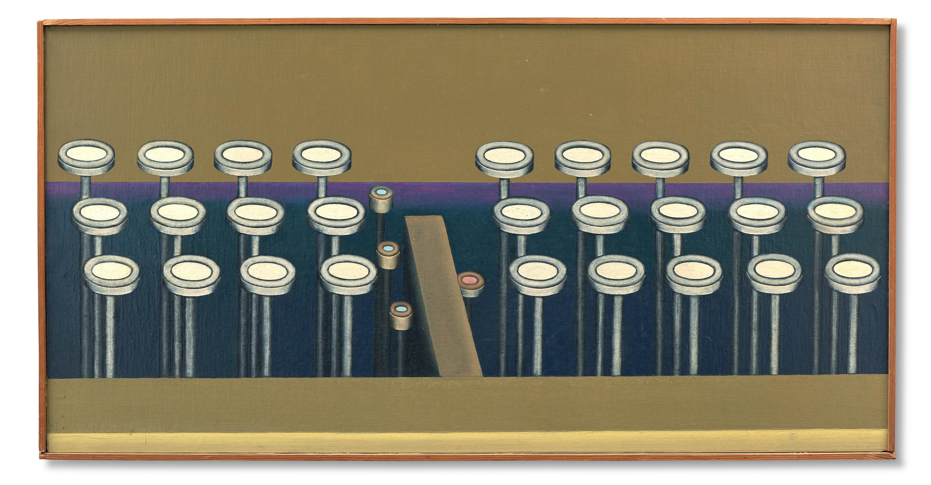 Konrad Klapheck - Das Gericht (The Court)