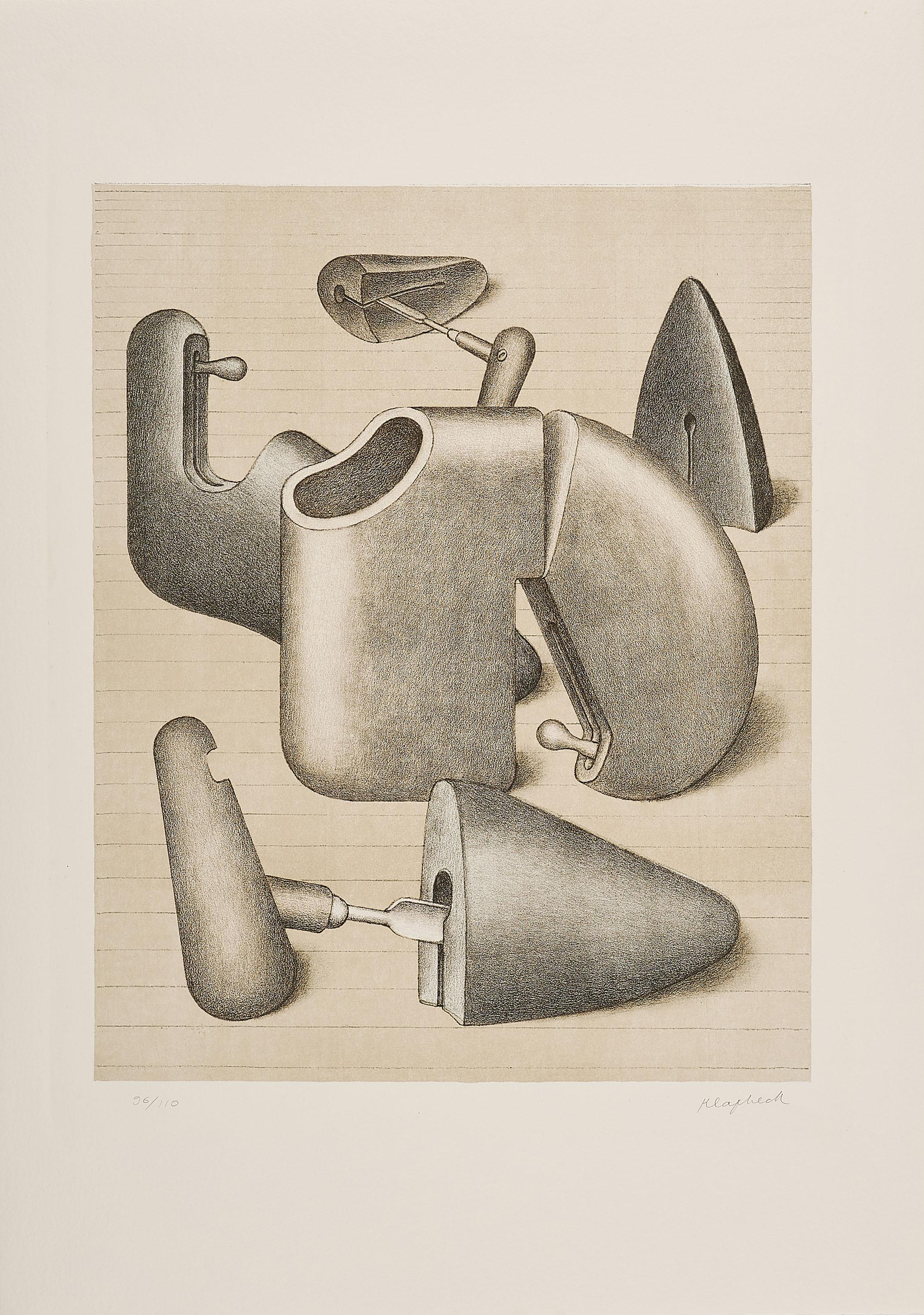 Konrad Klapheck - Der Harem.