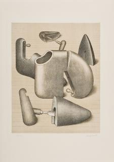 Konrad Klapheck - Der Harem.