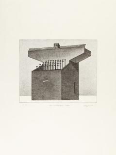 Konrad Klapheck - „Der mütterliche Vater“ (Schreibmaschine Titan).