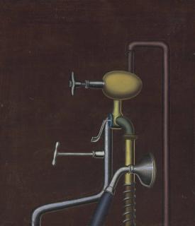 Konrad Klapheck - Die Frühreife (Precocious Girl)