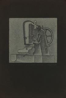 Konrad Klapheck - Inquisition (früher: Große Nähmaschine).