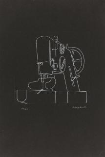 Konrad Klapheck - Inquisition (Große Nähmaschine).