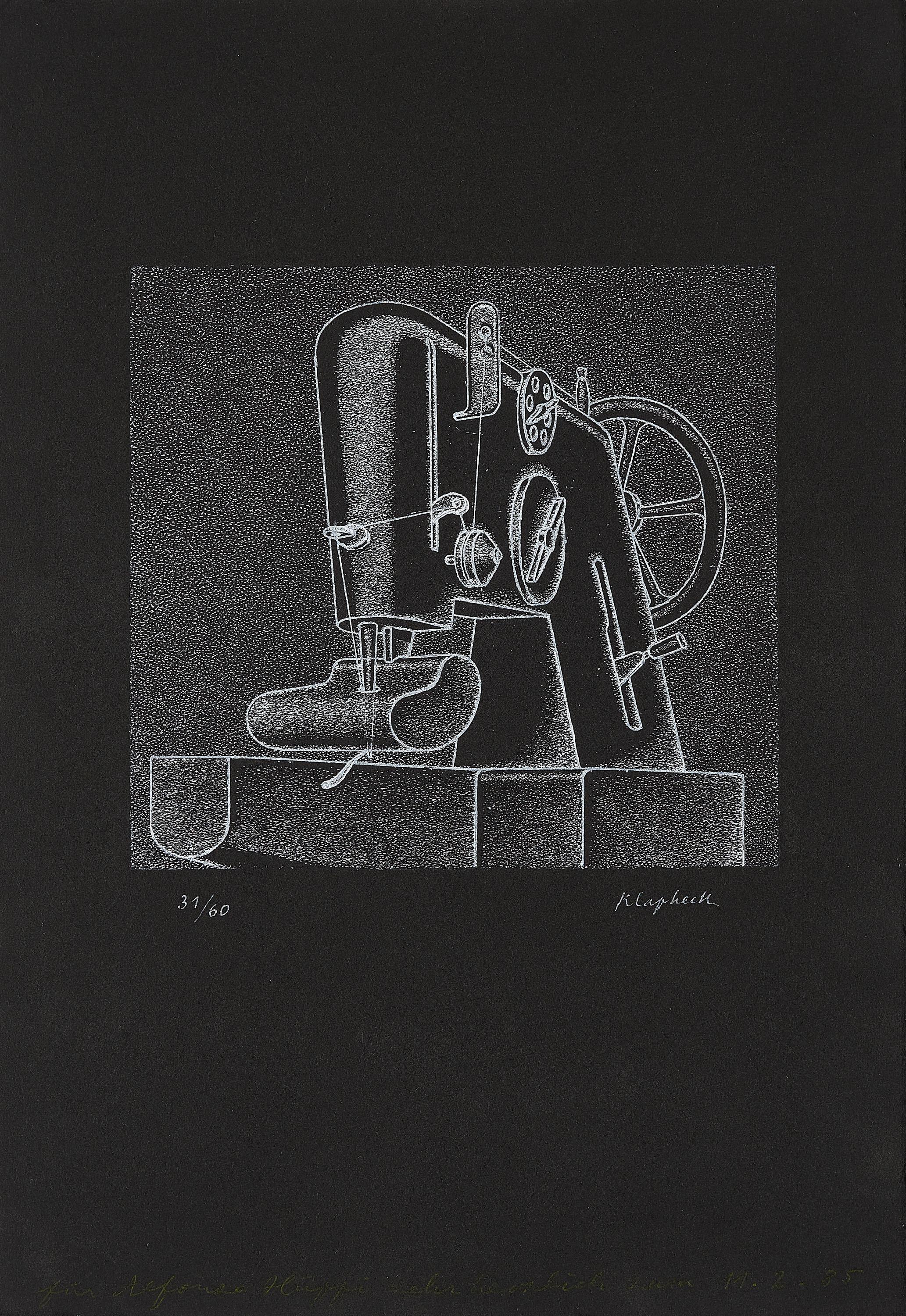 Konrad Klapheck - Inquisition.