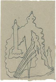 Konrad Klapheck - Lebenslustige Familie