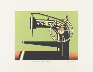 Konrad Klapheck - „L’impazienza della sfinge“.