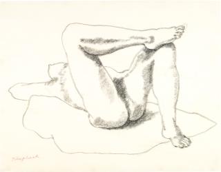 Konrad Klapheck - Nu Couché