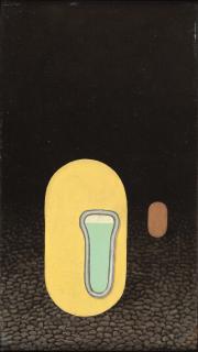 Konrad Klapheck - Ohne Titel (Fahrradschellenelemente)