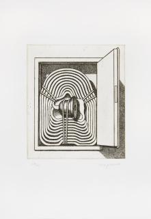 Konrad Klapheck - Repression (Schlauch im Kasten)