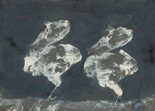 Konrad Klapheck - „Zwei Nachtvögel“