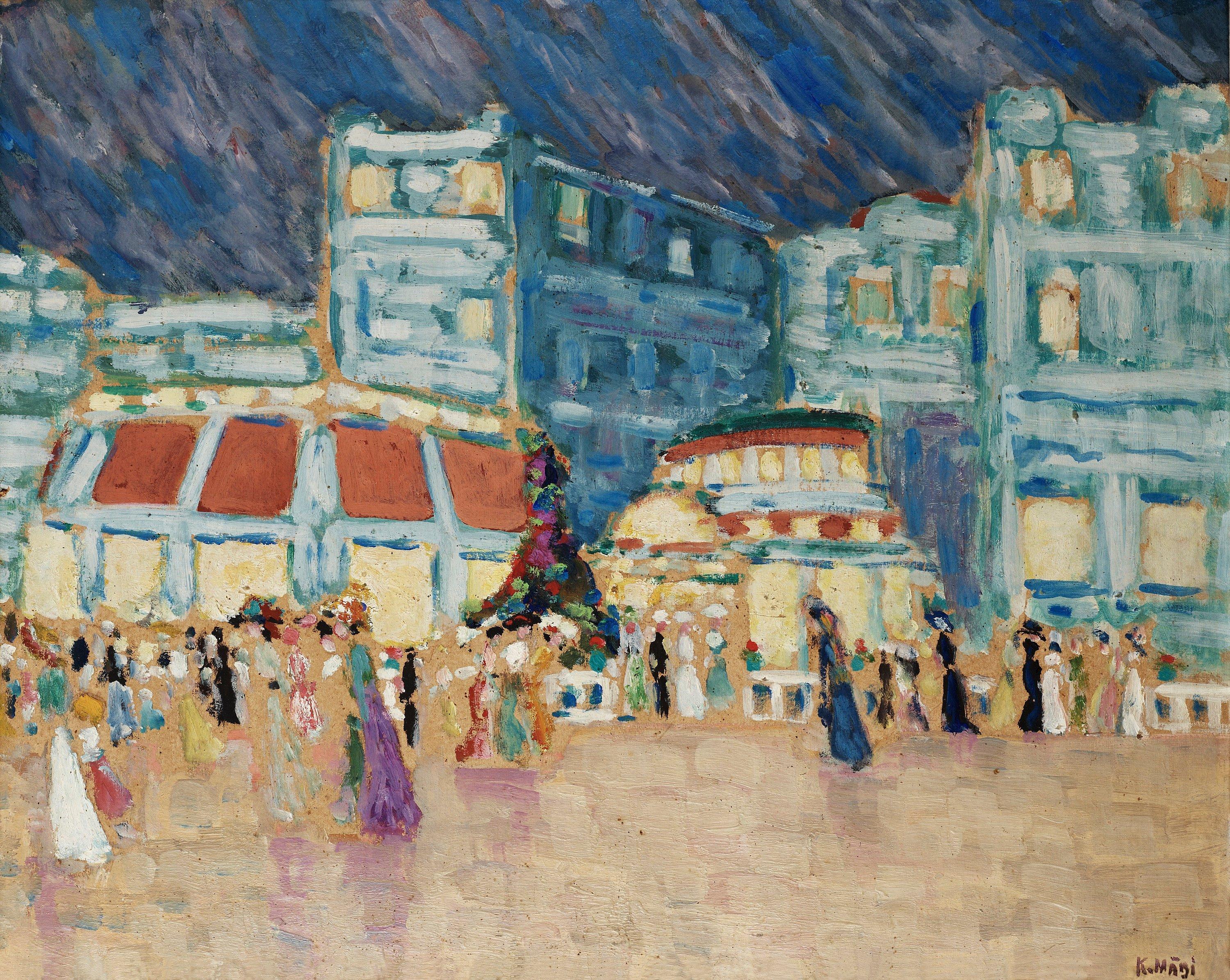 Konrad Mägi - Motif from Dieppe