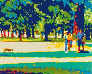 Konrad Winter - Ohne Titel (Park).