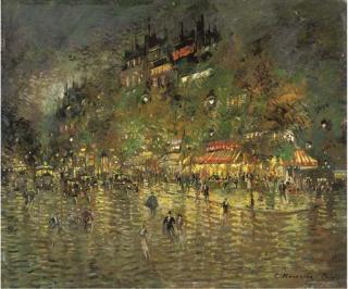 Konstantin Alekseevich Korovin - Les Grands Boulevards, Paris