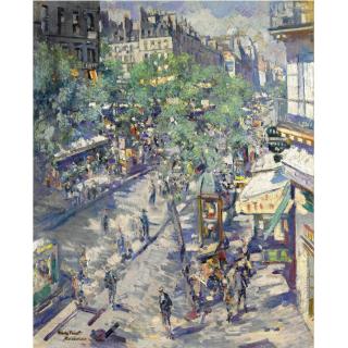 Konstantin Alexeevich Korovin - Boulevard De Sébastopol