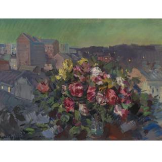 Konstantin Alexeevich Korovin - Flowers Over The Citykonstantin Alexeevich Korovin