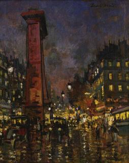 Konstantin Alexeevich Korovin - La Porte Saint Denis