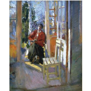 Konstantin Alexeevich Korovin - On The Terrace