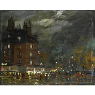 Konstantin Alexeevich Korovin - Paris Night View