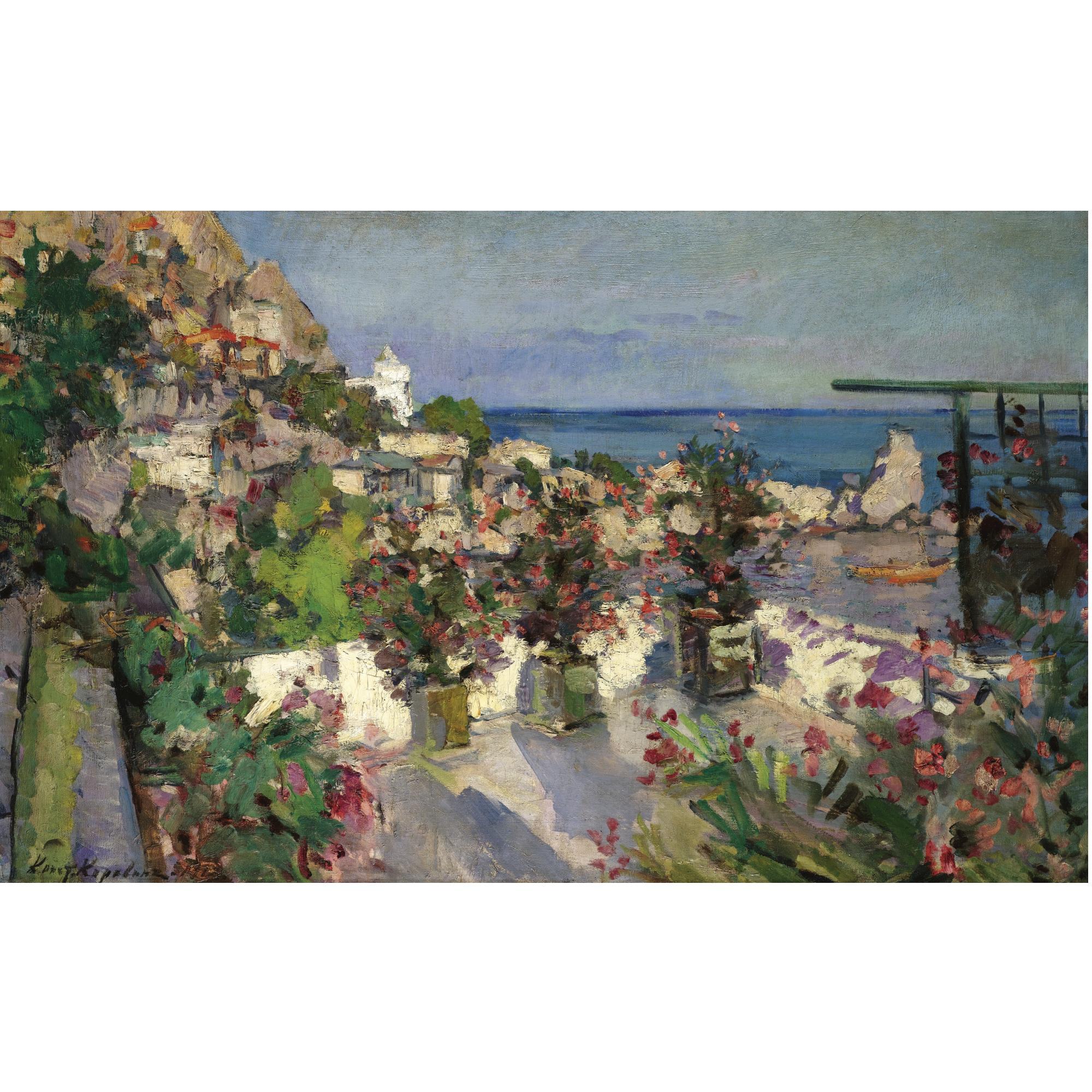 Konstantin Alexeevich Korovin - View From The Terrace, Gurzuf