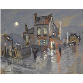 Konstantin Alexeievitch Korovin - Street Corner, Paris