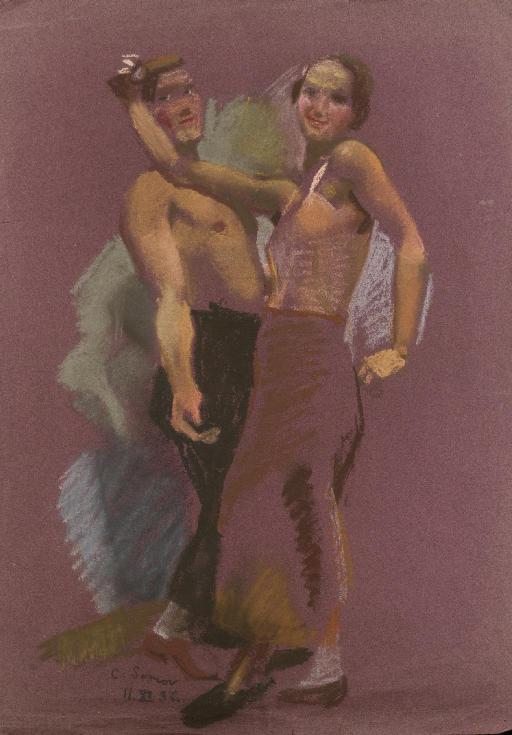 Konstantin Andreevich Somov - A dancing couple