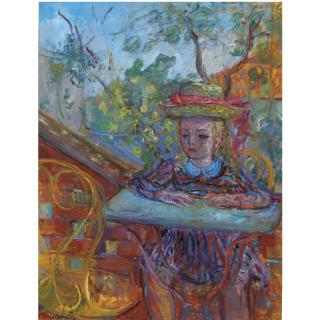 Konstantin Andreevich Tereshkovich - Natalie On The Terrace