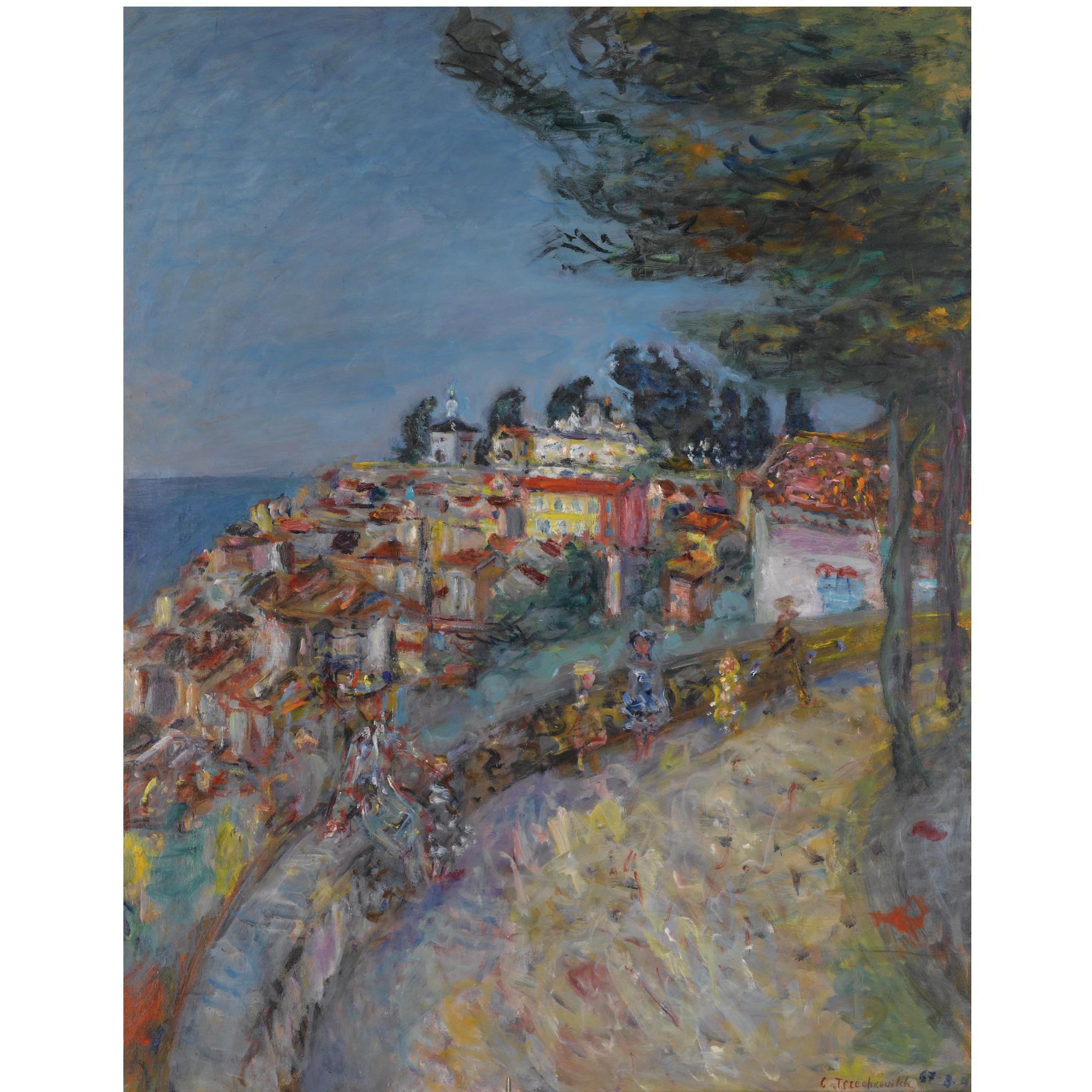 Konstantin Andreevich Tereshkovich - Overlooking The Mediterranean