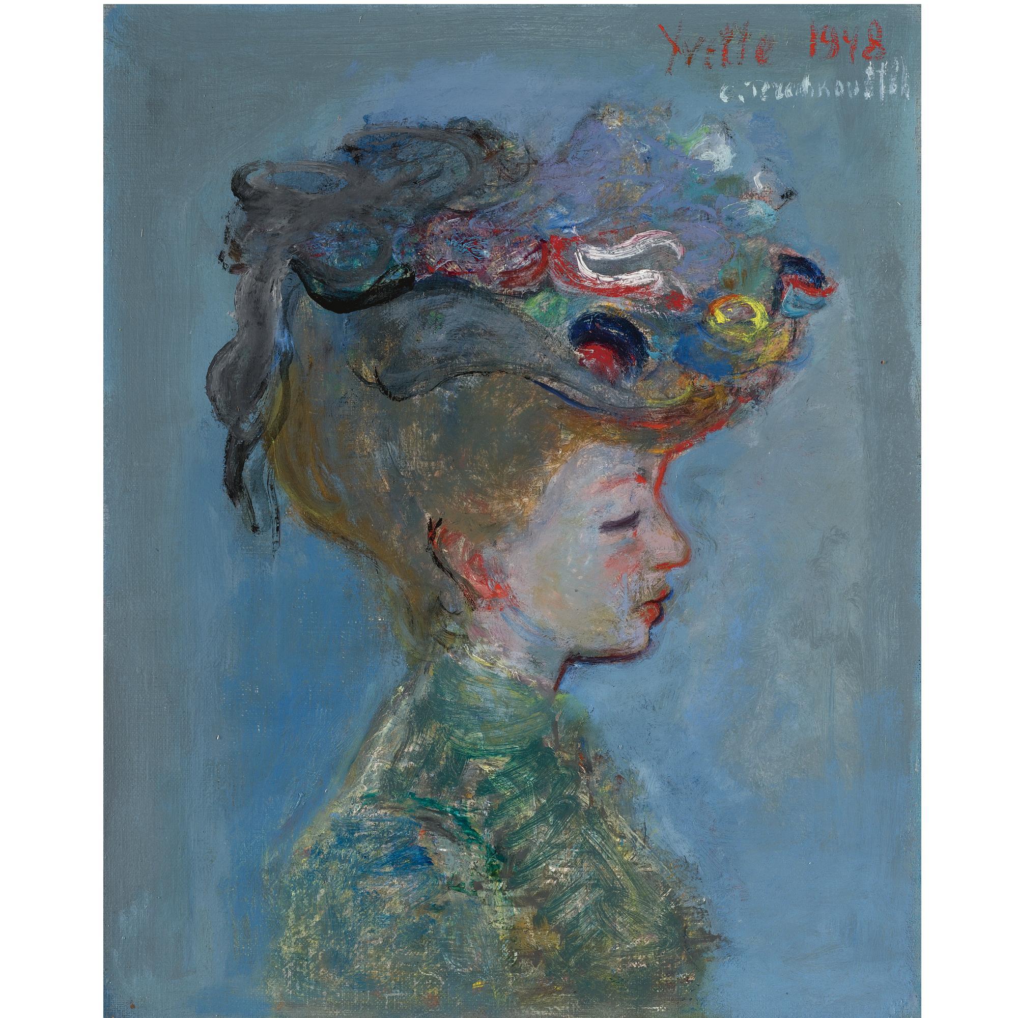 Konstantin Andreevich Tereshkovich - Portrait Of Yvette