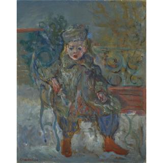 Konstantin Andreevich Tereshkovich - Young Girl In A Park