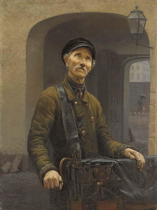 Konstantin Apollonovich Savitskii - Portrait of a street musician