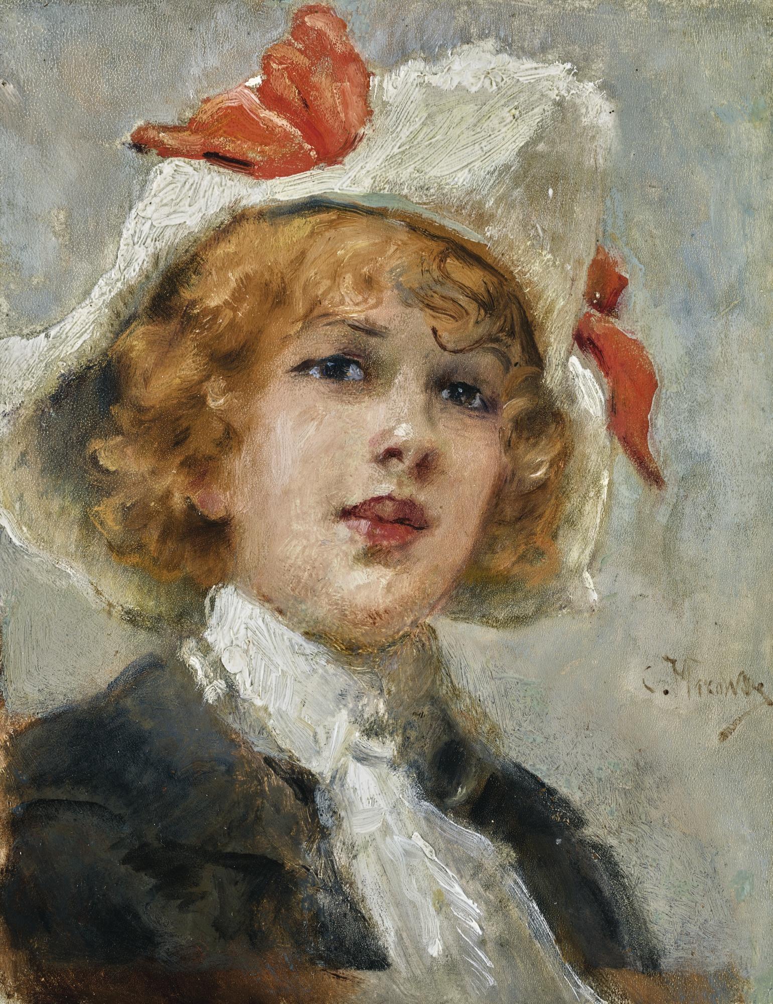 Konstantin Egorovich Makovsky - Portrait Of A Youth