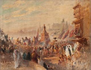 Konstantin Egorovich Makovsky - Religious Procession In Cairo.