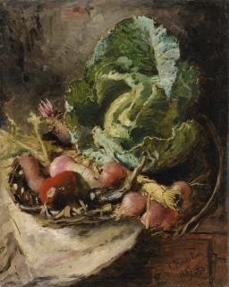 Konstantin Egorovich Makovsky - Still Life With Vegetables