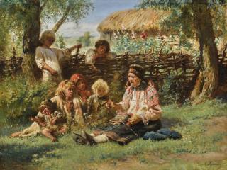 Konstantin Egorovich Makovsky - Village Children