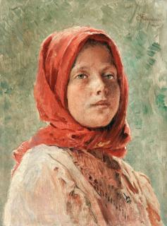 Konstantin Egorovich Makowski - A Peasant Girl.