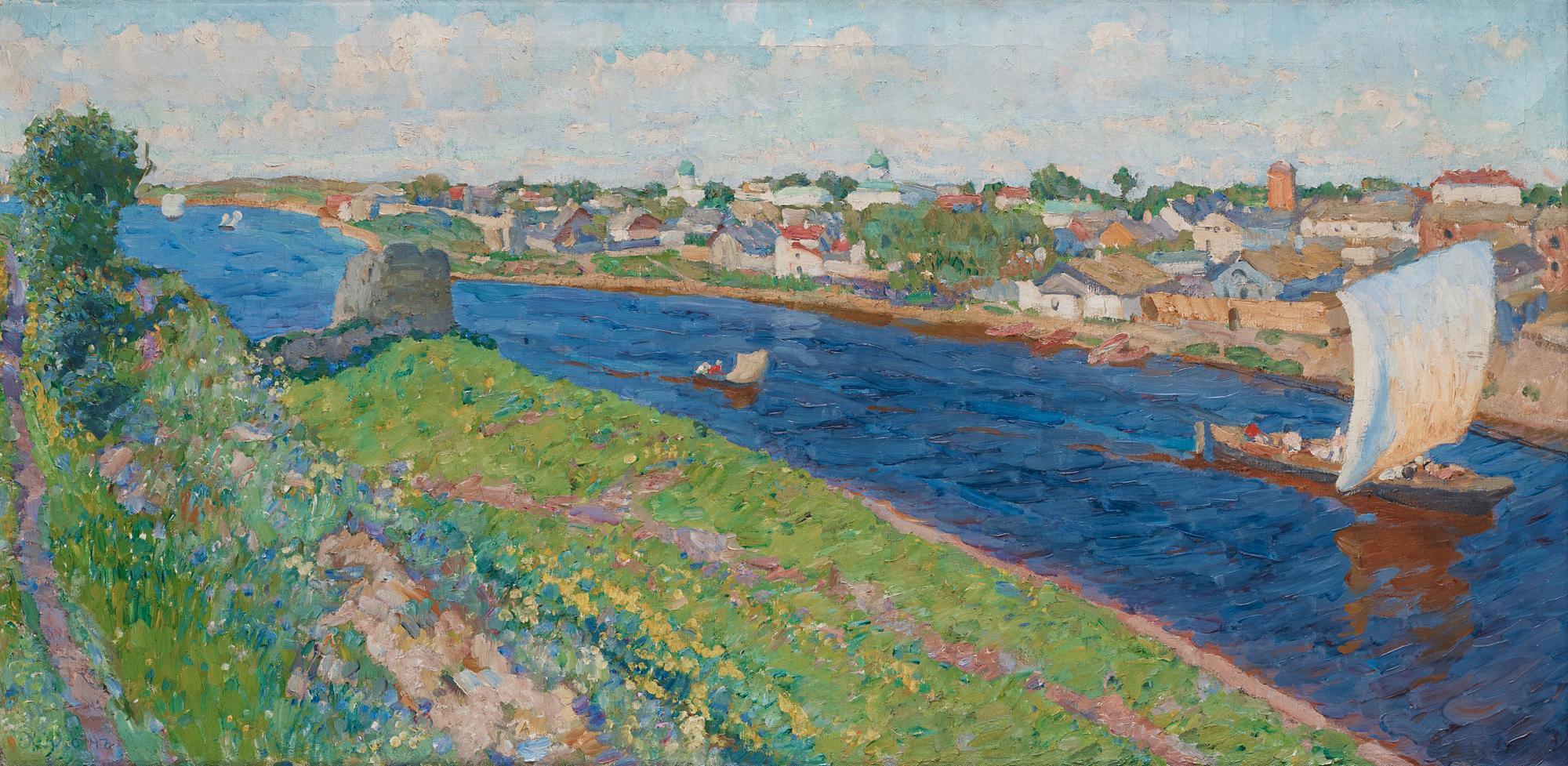 Konstantin Fedorovic Yuon - River scene