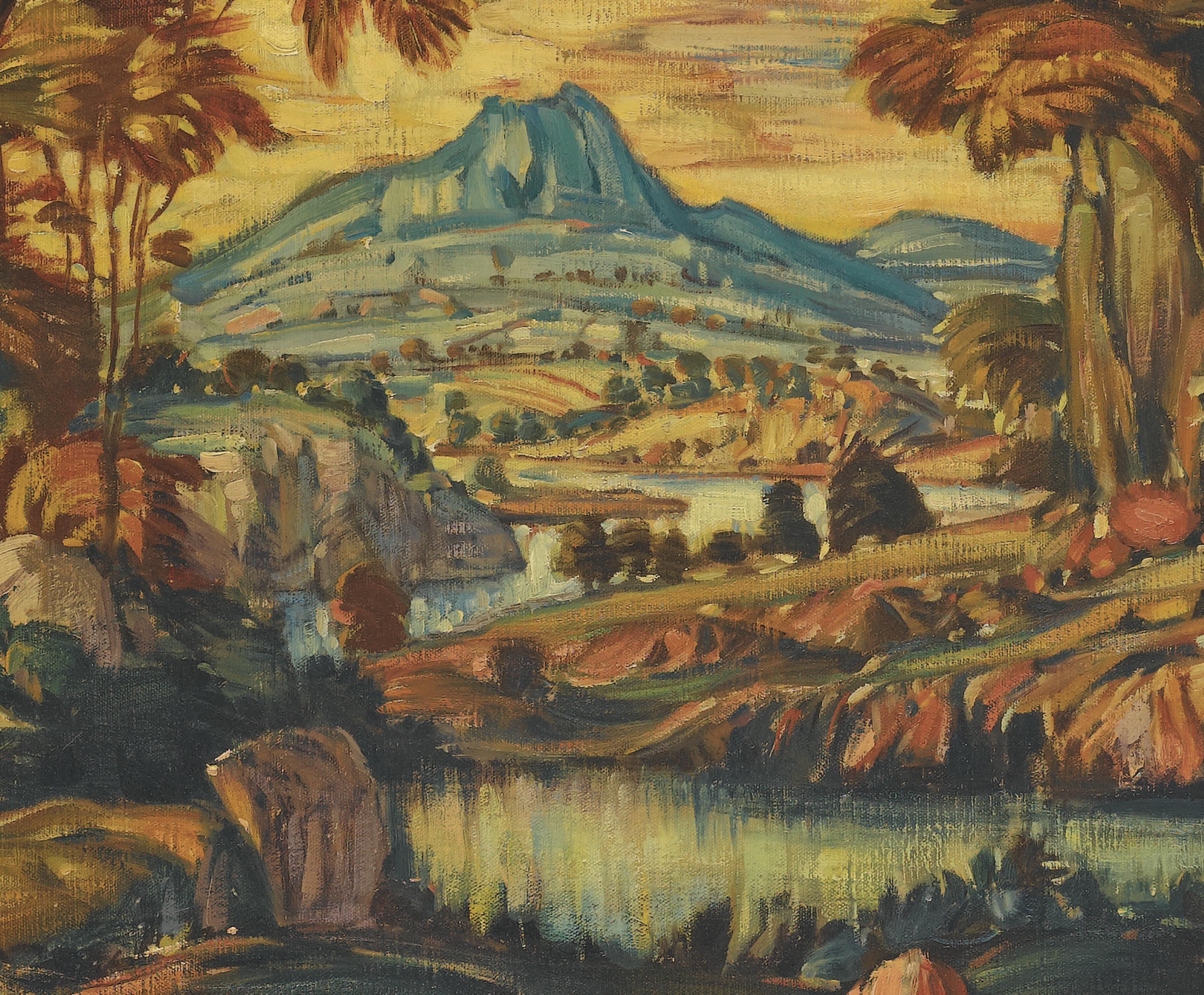 Konstantin Fedorovich Bogaevsky - Fantasy Landscape