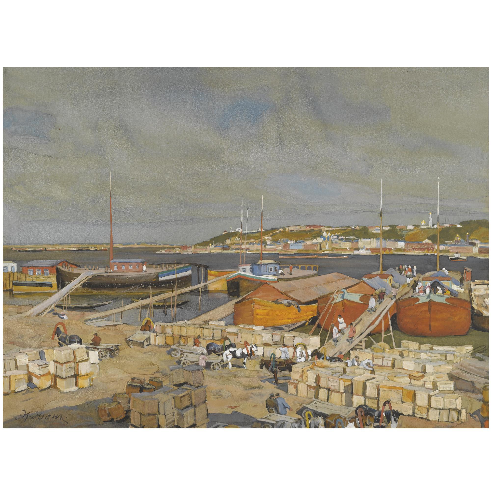 Konstantin Fedorovich Yuon - On The Volga