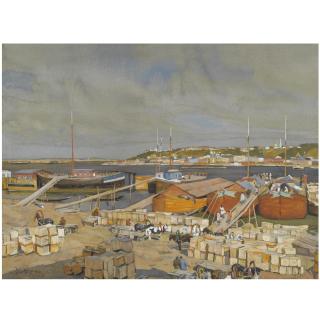 Konstantin Fedorovich Yuon - On The Volga