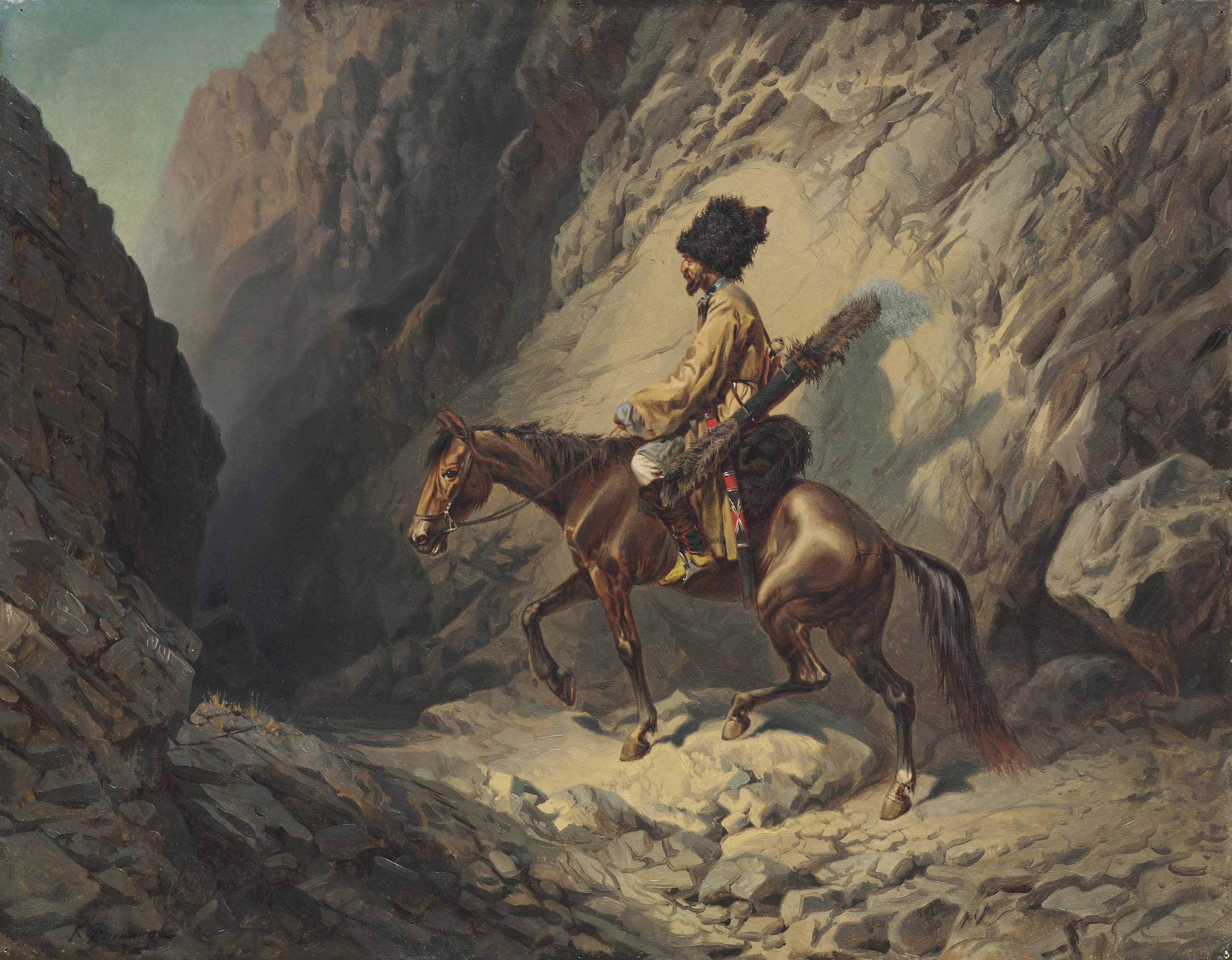 Konstantin Filippov - Caucasian rider
