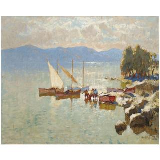 Konstantin Ivanovich Gorbatov - Lake Landscape