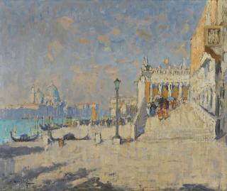 Konstantin Ivanovich Gorbatov - Riva Degli Schiavoni, Venice
