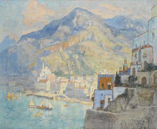 Konstantin Ivanovich Gorbatov - View Of Amalfi