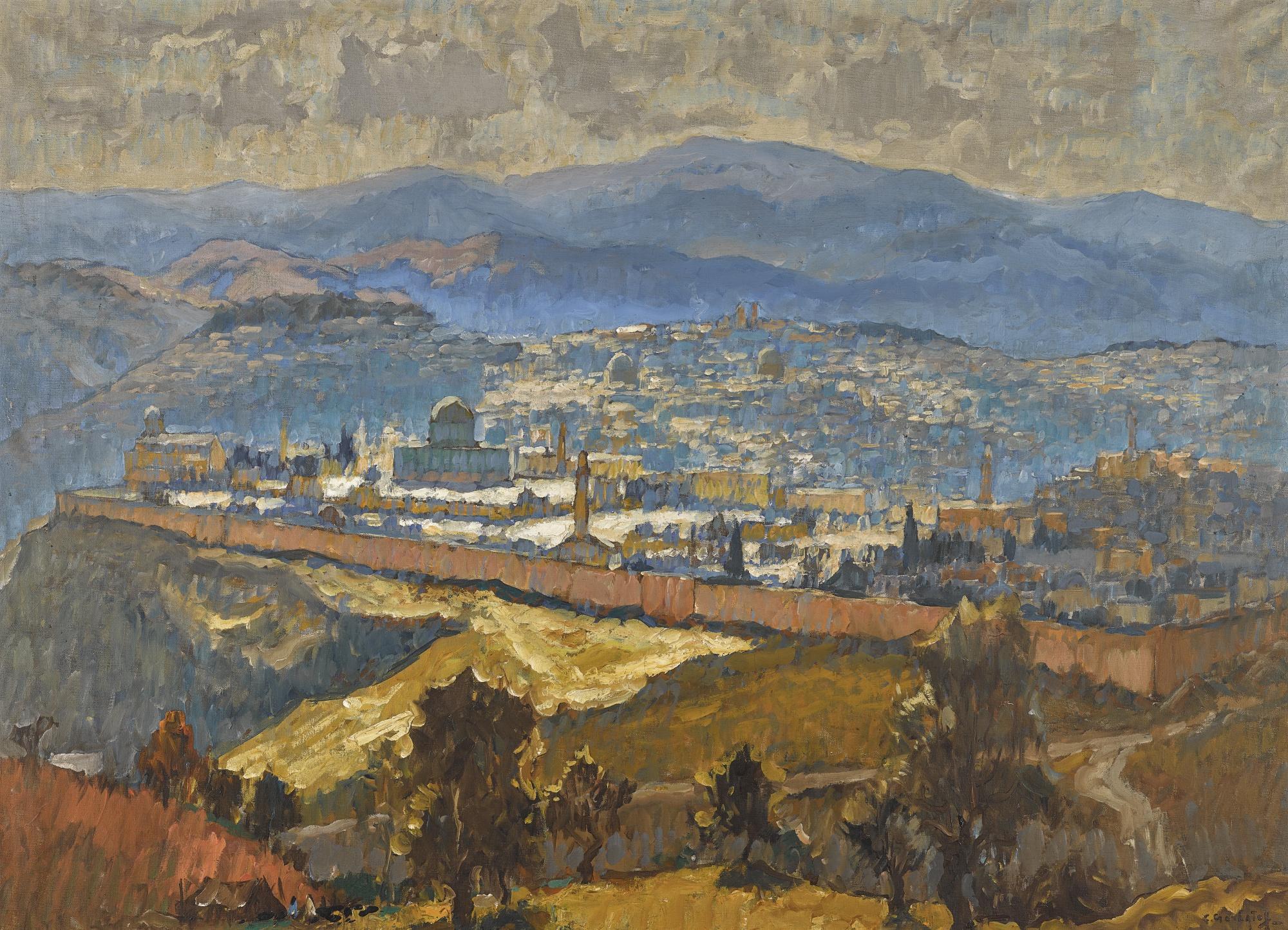 Konstantin Ivanovich Gorbatov - View Of Jerusalem