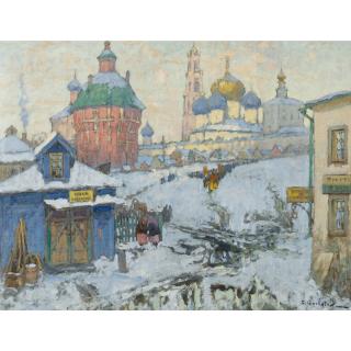 Konstantin Ivanovich Gorbatov - View Of Troitse-Sergiyeva Lavra