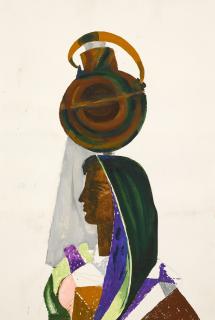 Konstantin Ivanovich Rozhdestvensky - Indian Woman Carrying a Water Pot